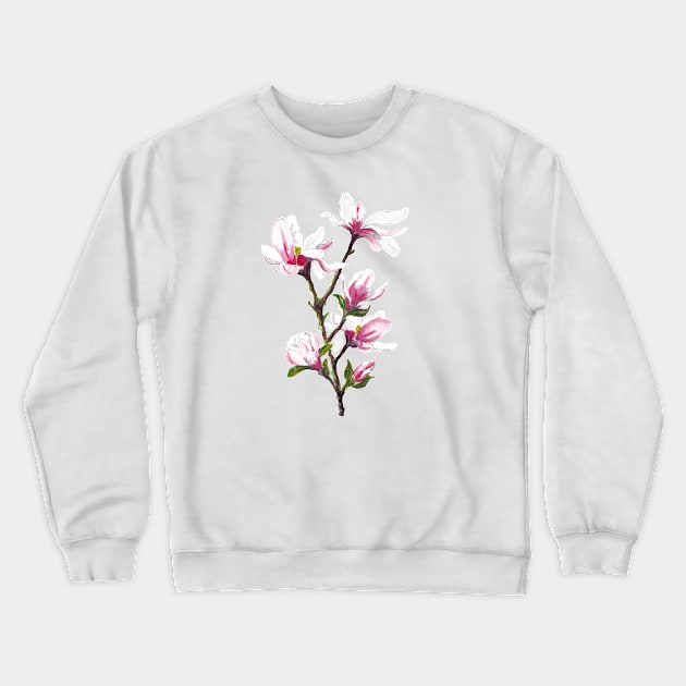 Magnolia blossoms Crewneck Sweatshirt by Bridgetdav